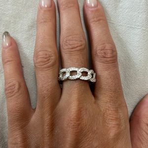 Sterling silver ring size 8